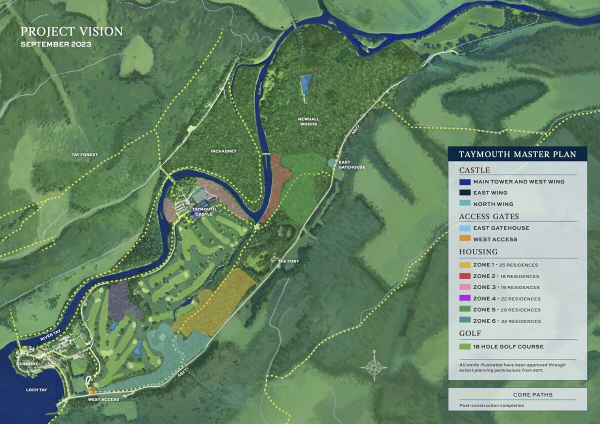 PLAN Taymouth Castle